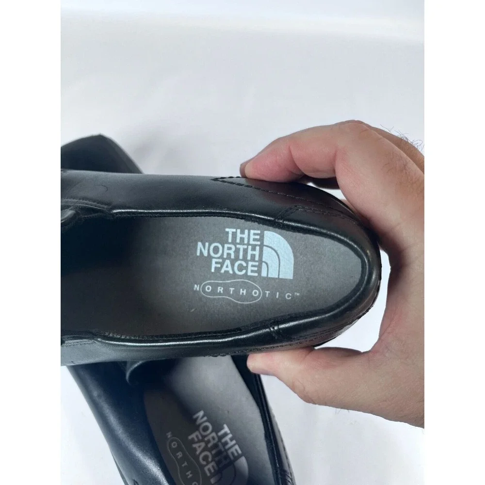 The North Face‎ Mens Black Leather Slip-On Shoes Size 11 EU43 With ECCO Sole